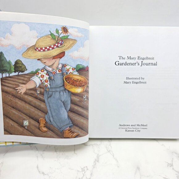 Mary Engelbreit Gardeners Journal Plants Hardcover Book Vintage Vegetable Flower - Picture 2 of 13
